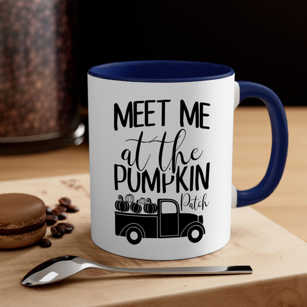 meet me at the pumpkin patch 424#- fall-Mug / Coffee Cup