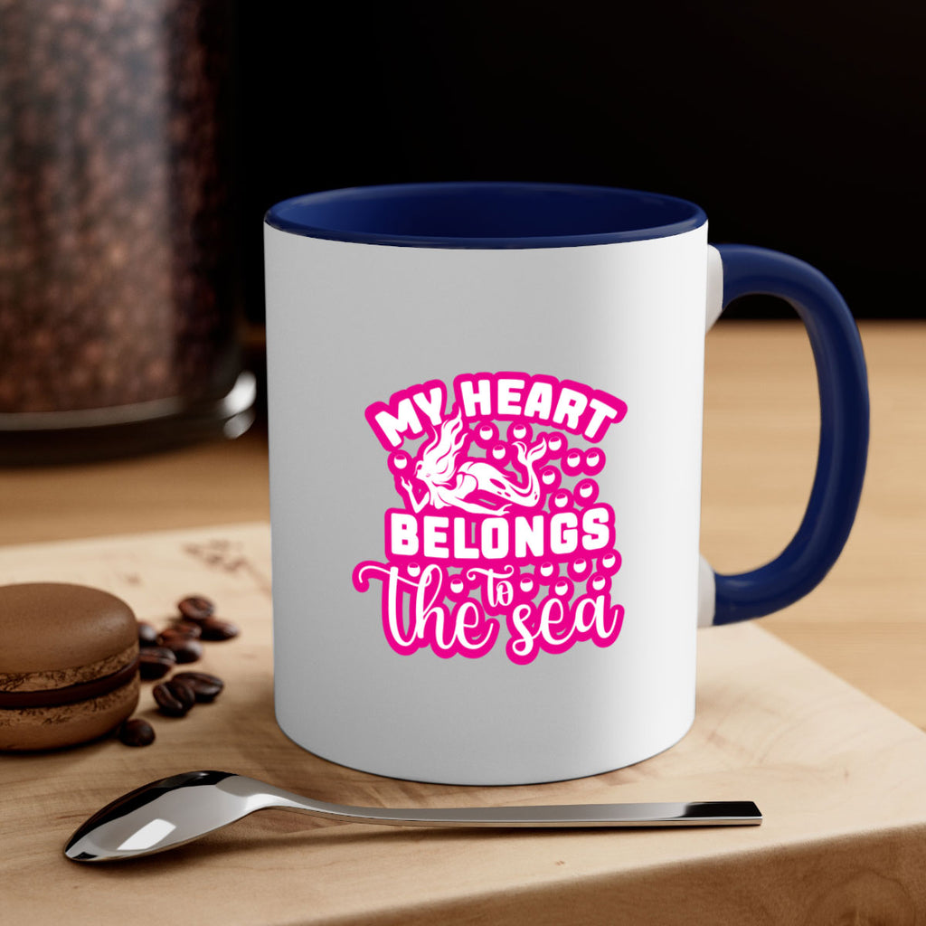 my heart belongs to the sea 515#- mermaid-Mug / Coffee Cup