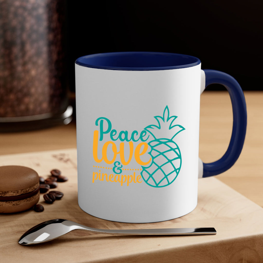 peace love pineapple Style 82#- Summer-Mug / Coffee Cup