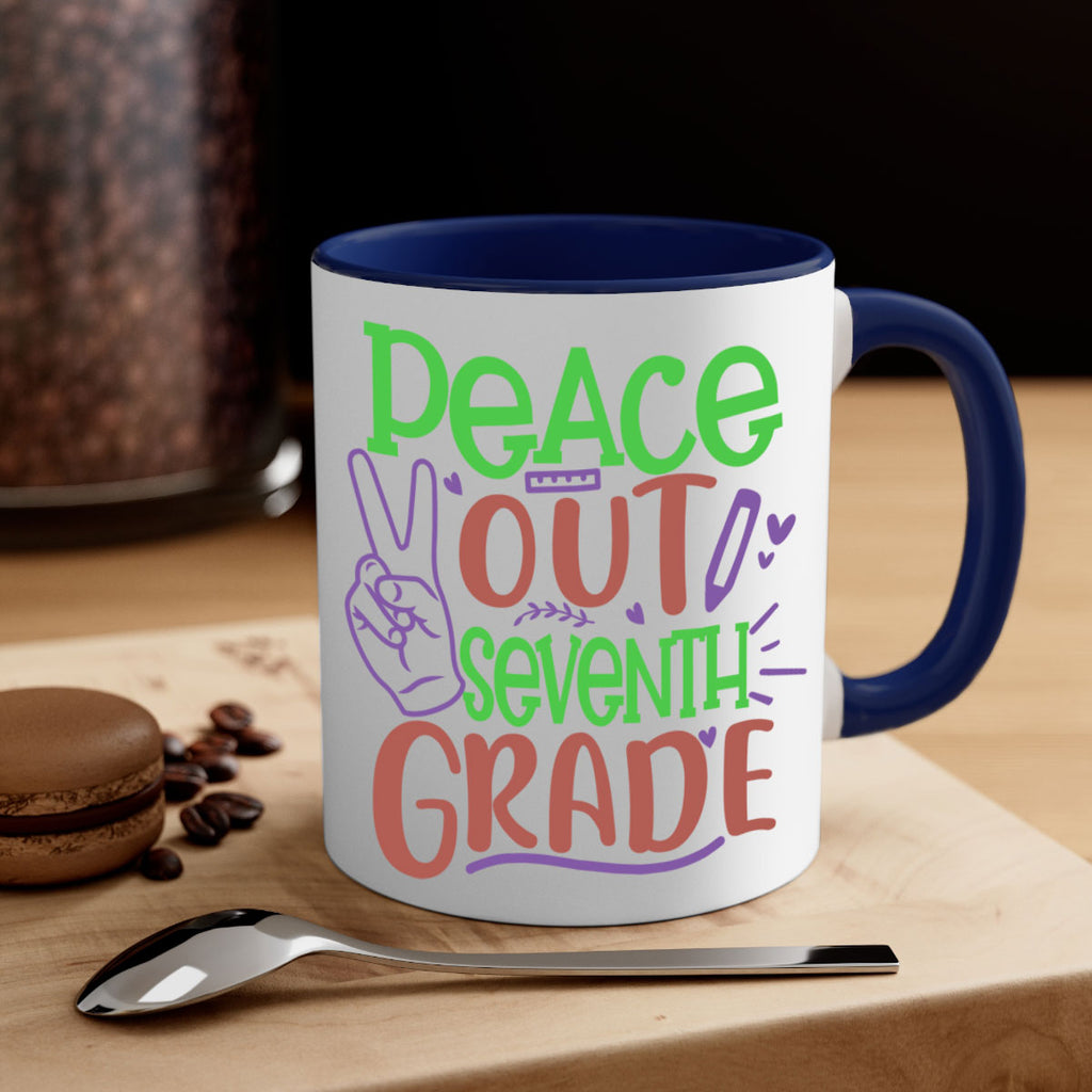 peace out 7th grade 2#- 7th grade-Mug / Coffee Cup