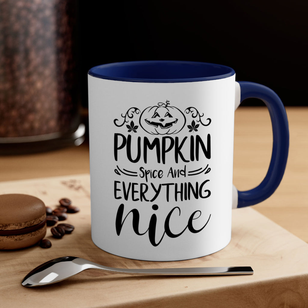 pumpkin spice and everything nice 542#- fall-Mug / Coffee Cup
