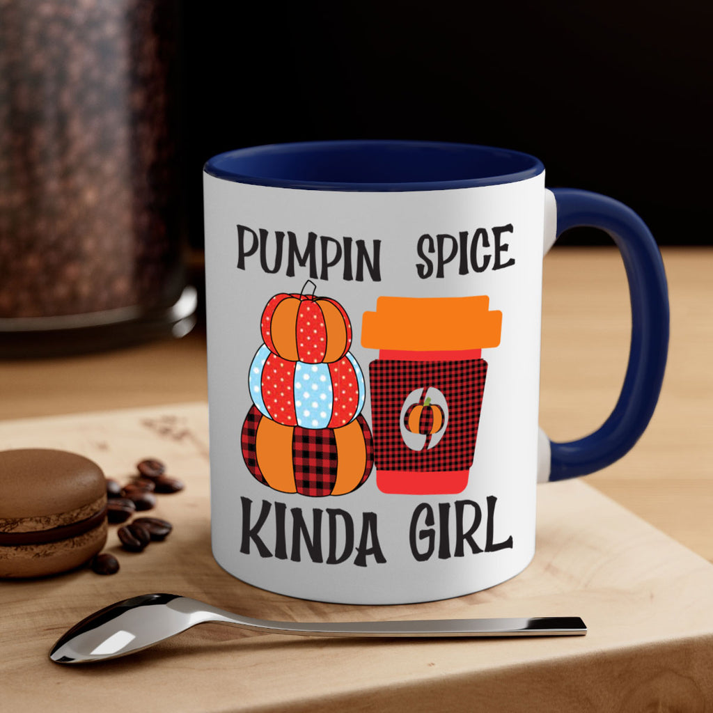 pumpkin spice kinda girl 551#- fall-Mug / Coffee Cup
