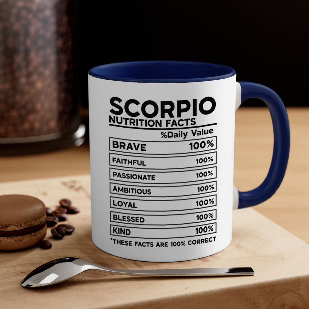 scorpio Nutrition Facts 434#- zodiac-Mug / Coffee Cup