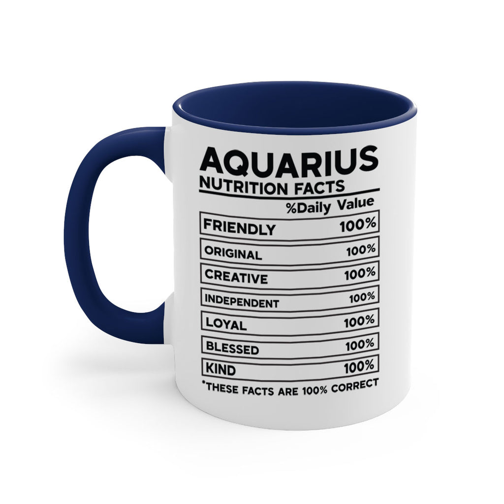 Aquarius Nutrition Facts 67#- zodiac-Mug / Coffee Cup