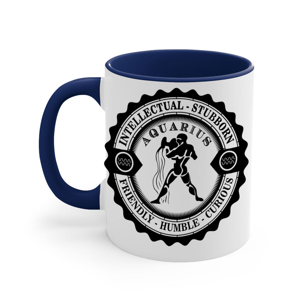 Aquarius balck 44#- zodiac-Mug / Coffee Cup