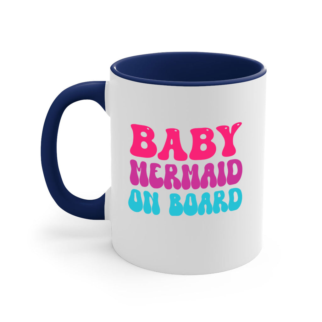 Baby Mermaid On Board 19#- mermaid-Mug / Coffee Cup