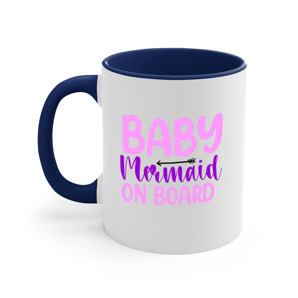 Baby Mermaid On Board 23#- mermaid-Mug / Coffee Cup