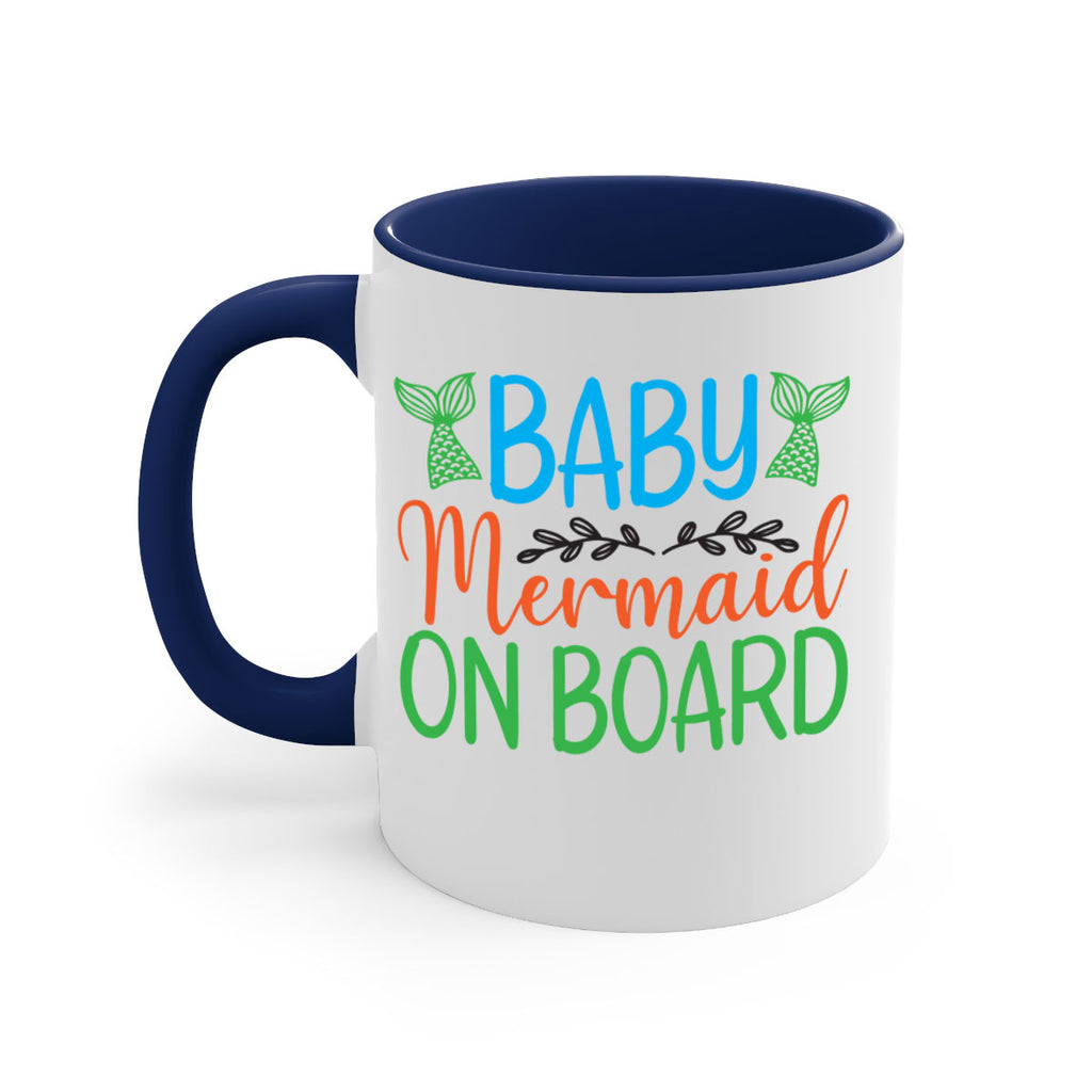 Baby Mermaid On Board 33#- mermaid-Mug / Coffee Cup