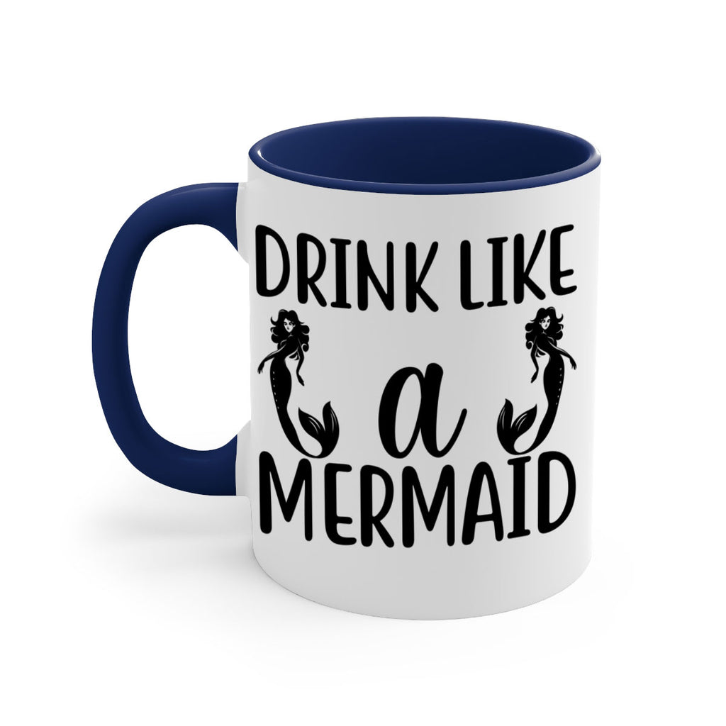 Drink like a mermaid 148#- mermaid-Mug / Coffee Cup