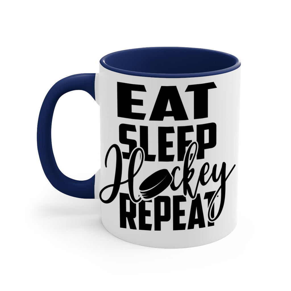 Eat Sleep Hockey Repeat 1311#- hockey-Mug / Coffee Cup