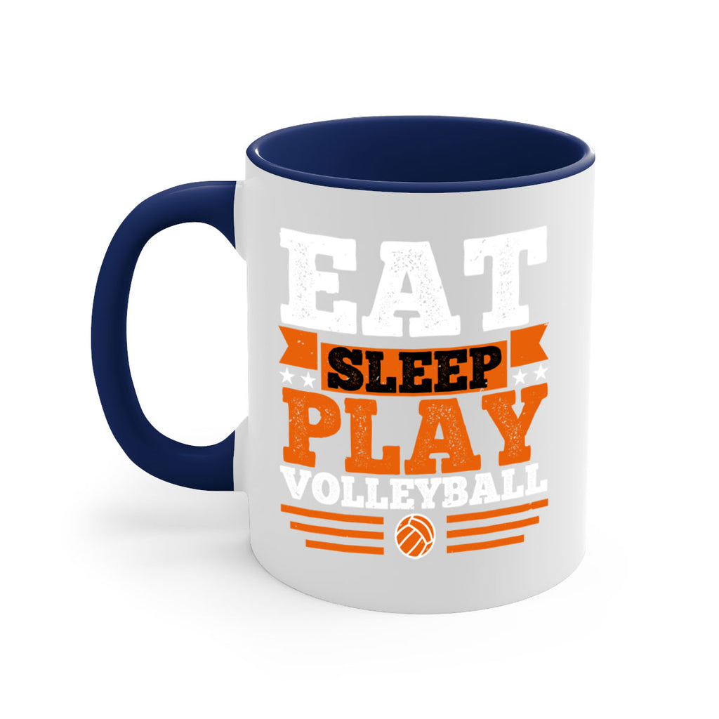 Eat sleep play volleyball 2340#- basketball-Mug / Coffee Cup