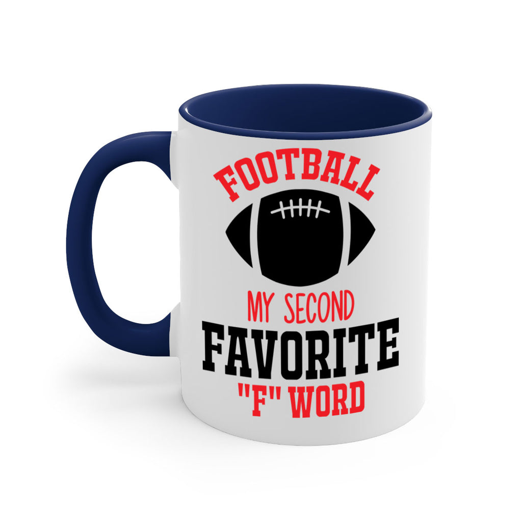 Football my second favorite F word 1234#- football-Mug / Coffee Cup