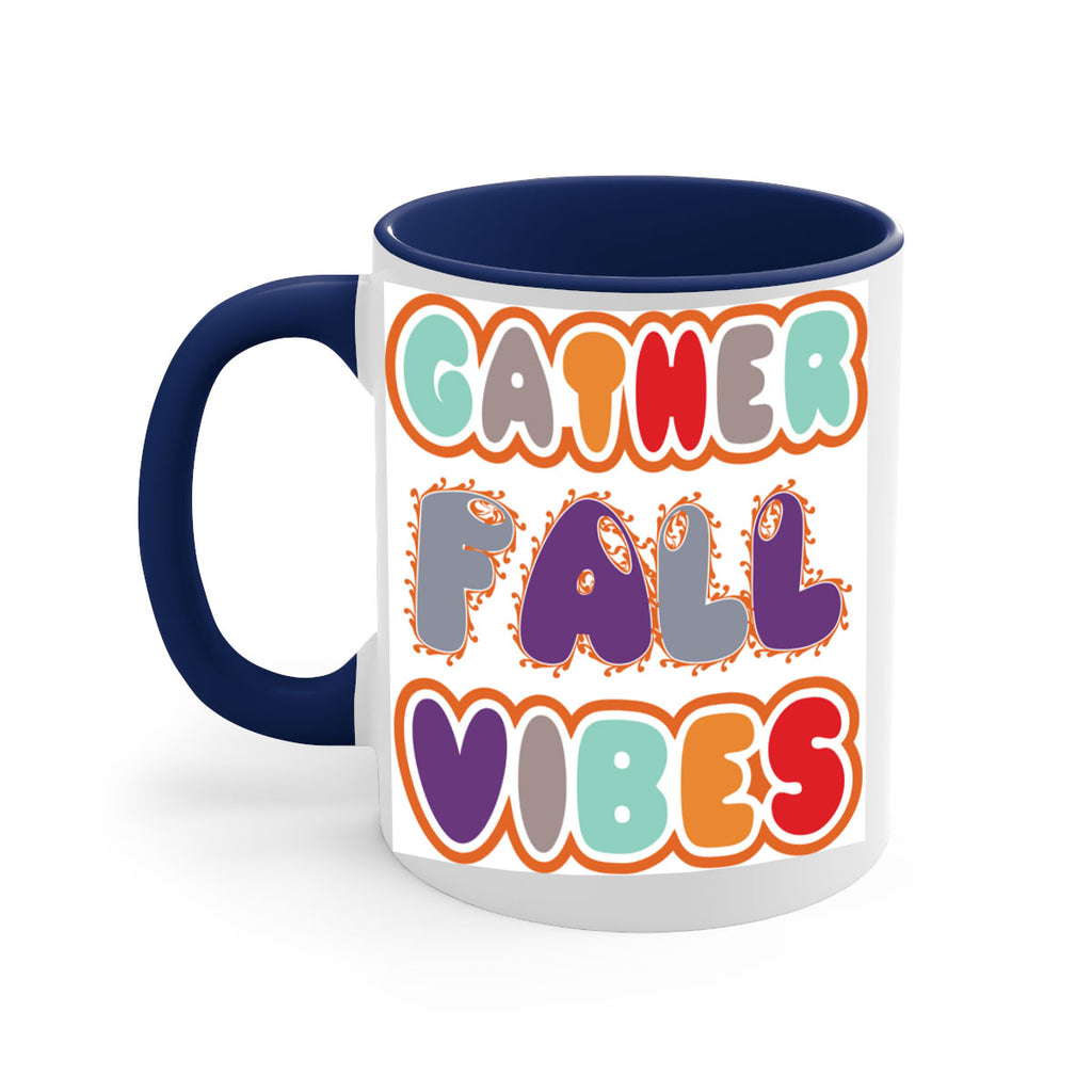 GatherFallVibesdesign 190#- fall-Mug / Coffee Cup