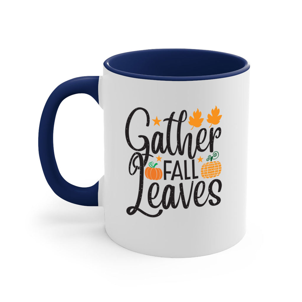 Gatherfallleaves 189#- fall-Mug / Coffee Cup
