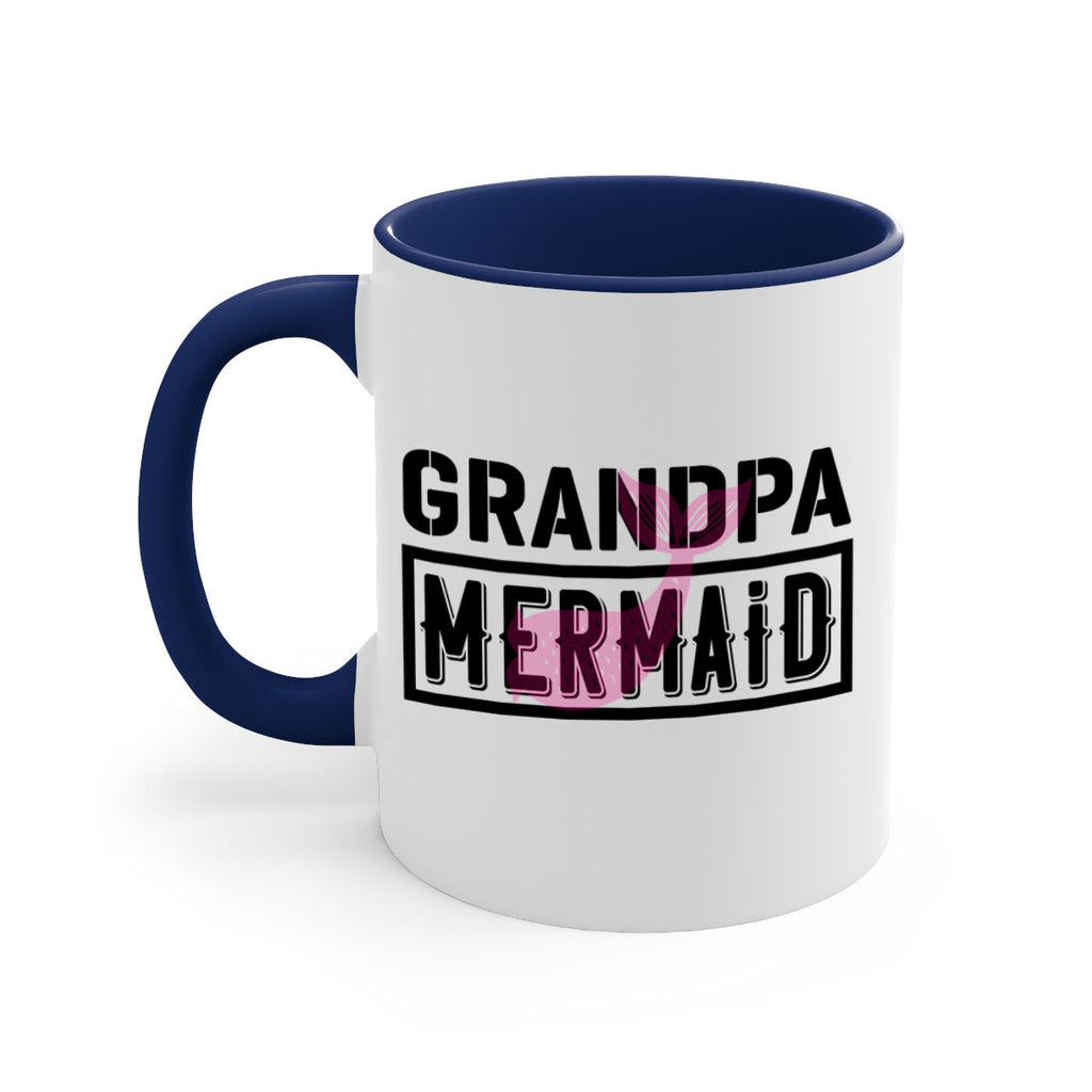 Grandpa mermaid 204#- mermaid-Mug / Coffee Cup