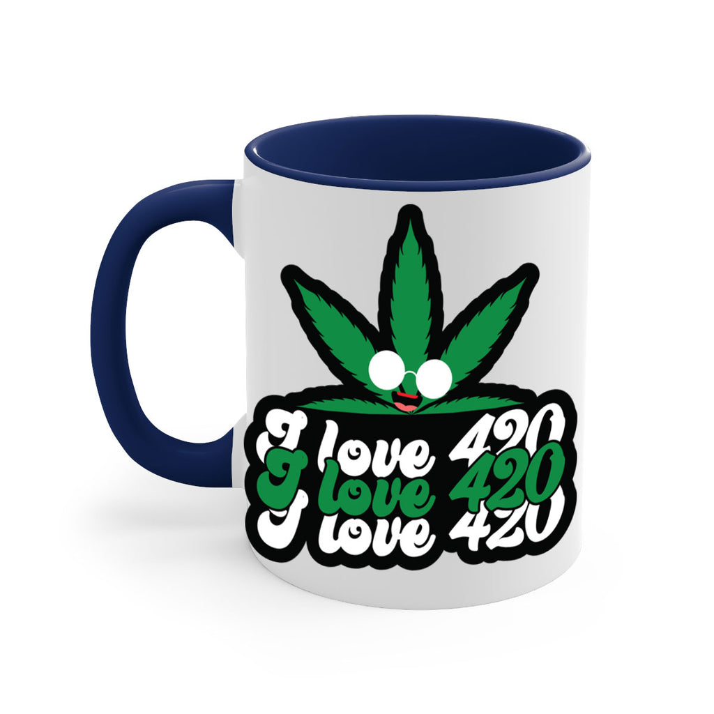 I love 420 123#- marijuana-Mug / Coffee Cup
