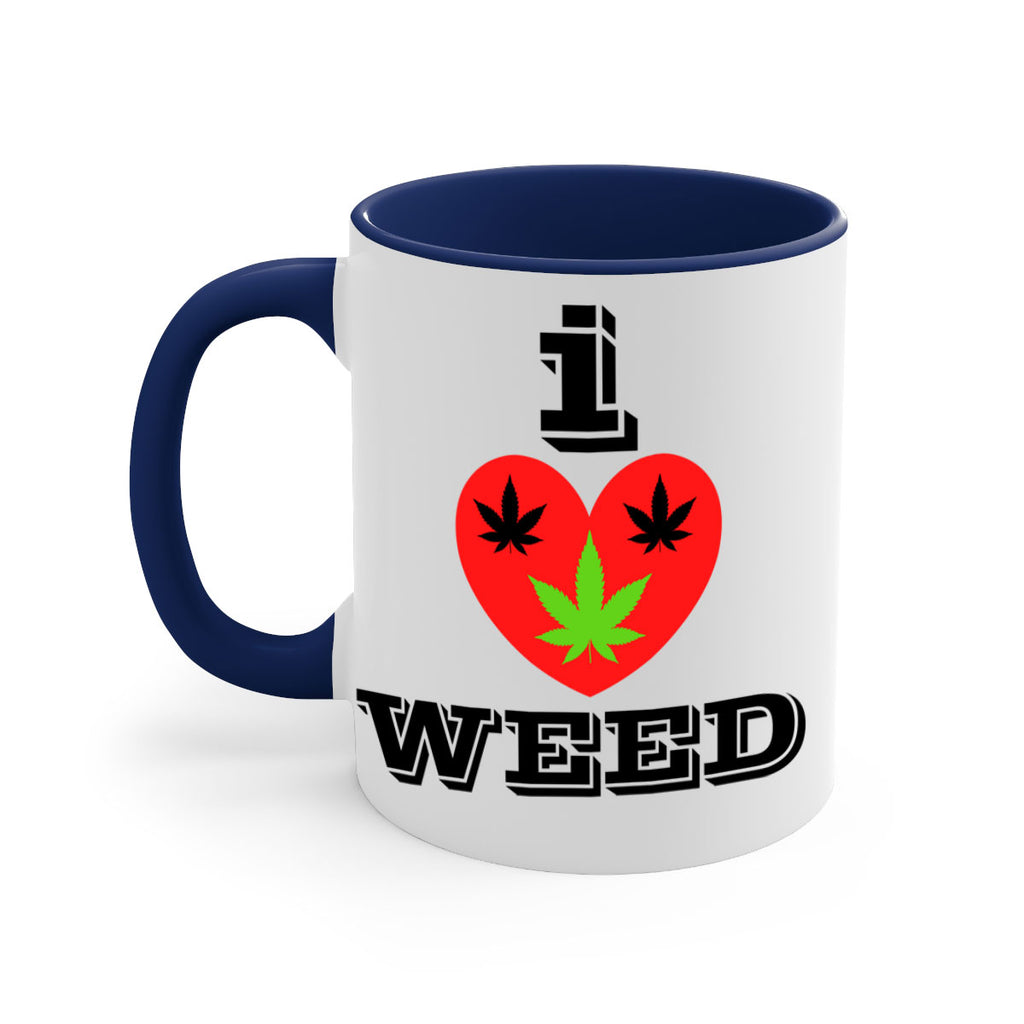 I love weed 128#- marijuana-Mug / Coffee Cup