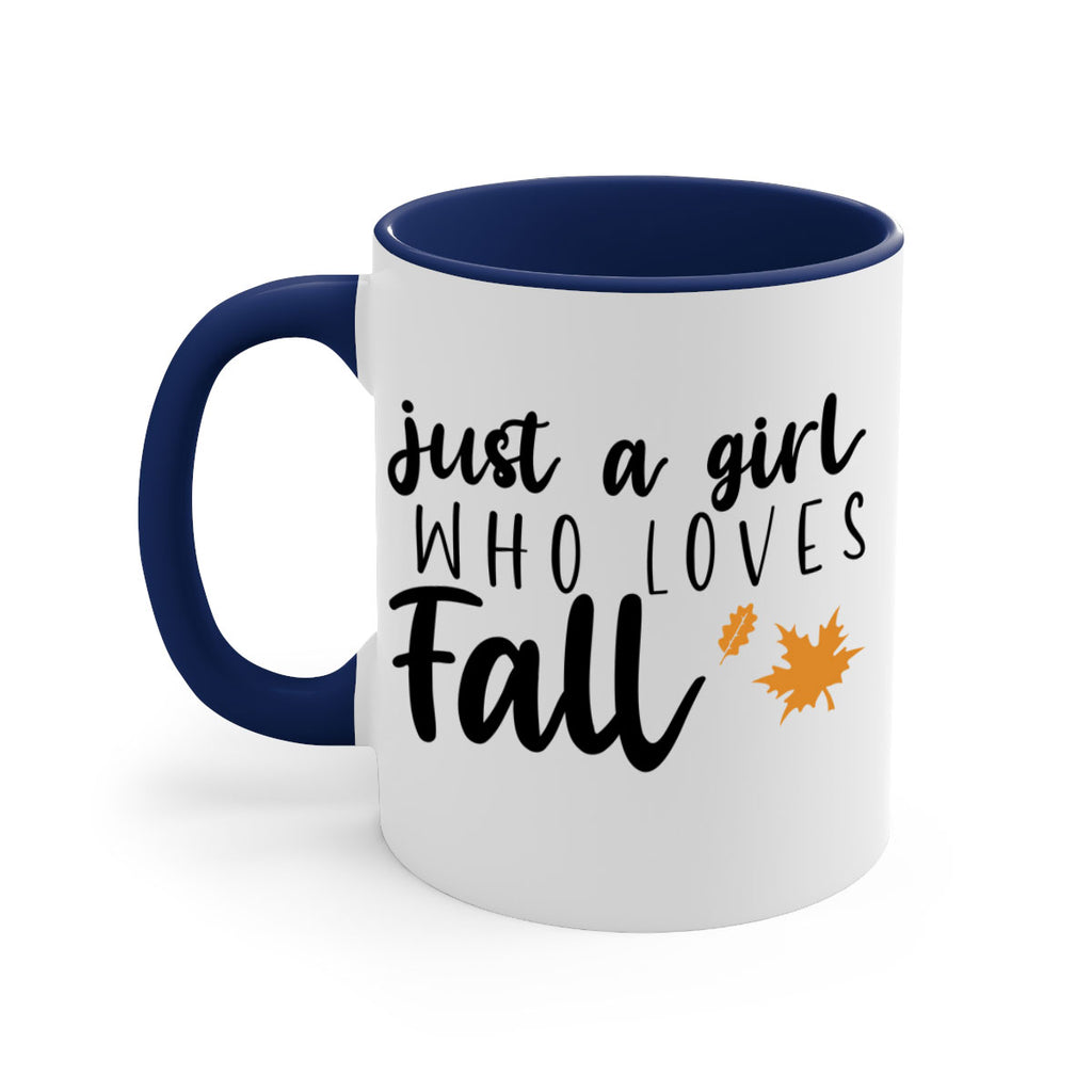 Just A Girl Who Loves Fall 380#- fall-Mug / Coffee Cup