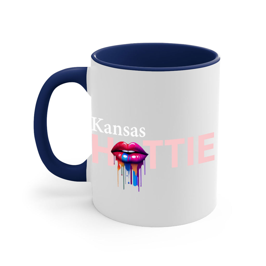 Kansas Hottie with dripping lips 90#- Hottie Collection-Mug / Coffee Cup