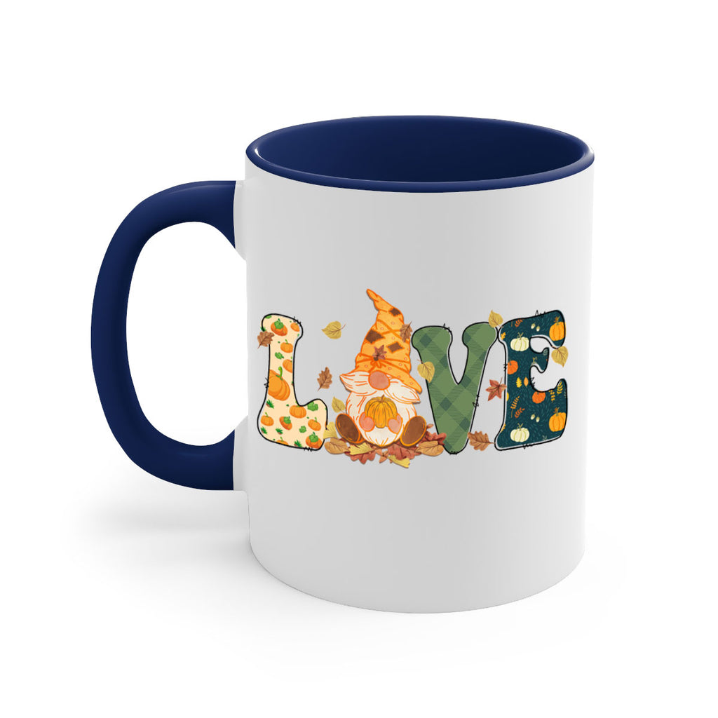 LOVEFallAutumnGnome 415#- fall-Mug / Coffee Cup