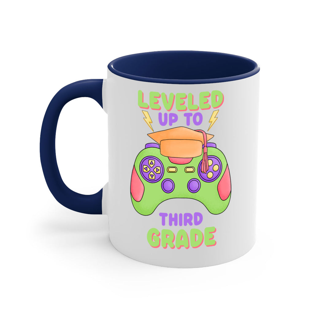 Leveled up to 3rd Grade 15#- Third Grade-Mug / Coffee Cup