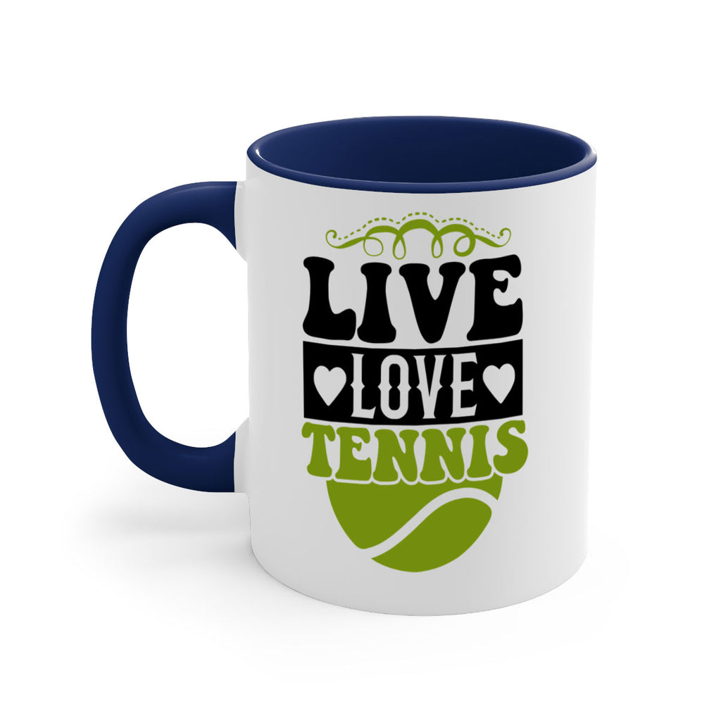Live Love Tennis 817#- tennis-Mug / Coffee Cup