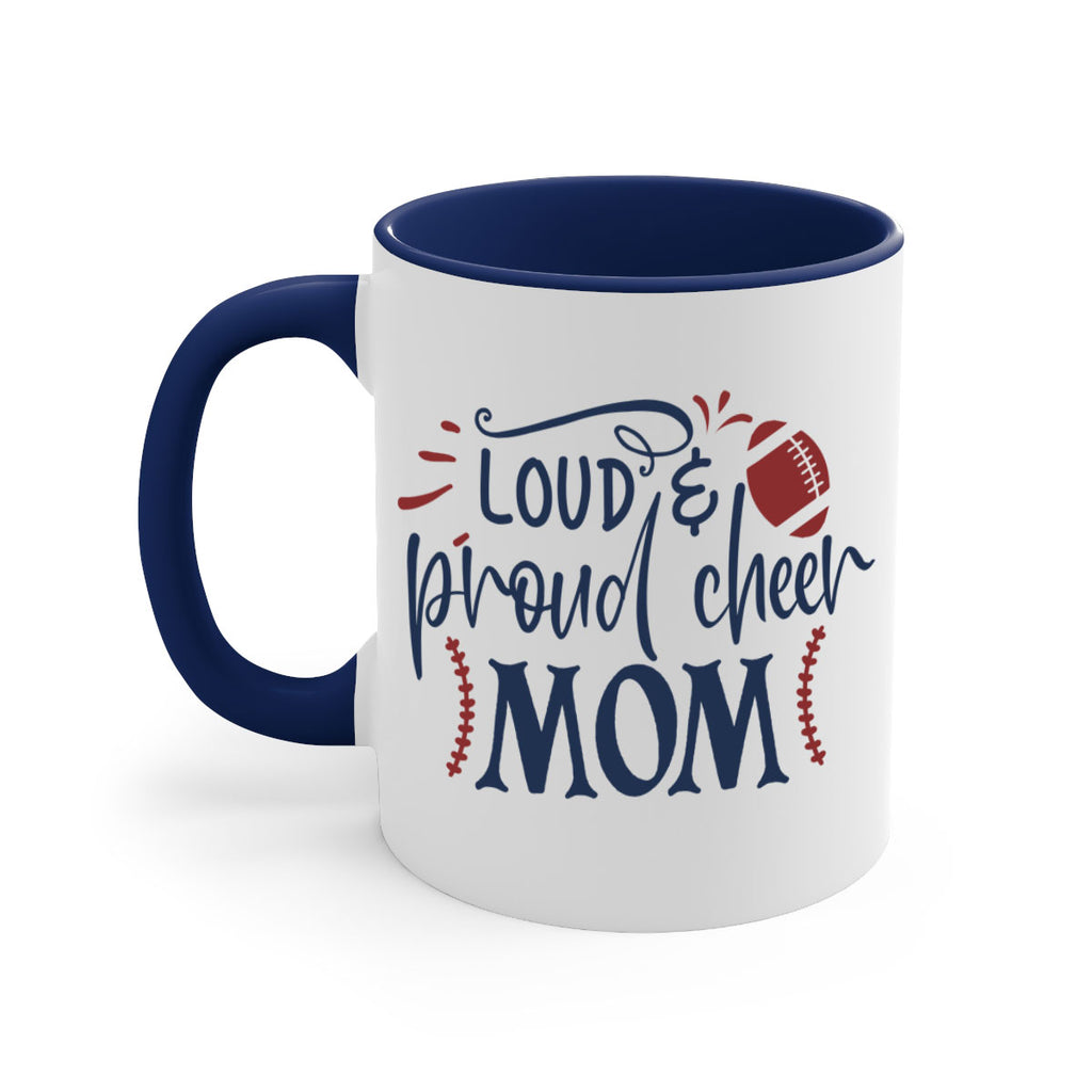 Loud proud cheer mom 1534#- football-Mug / Coffee Cup