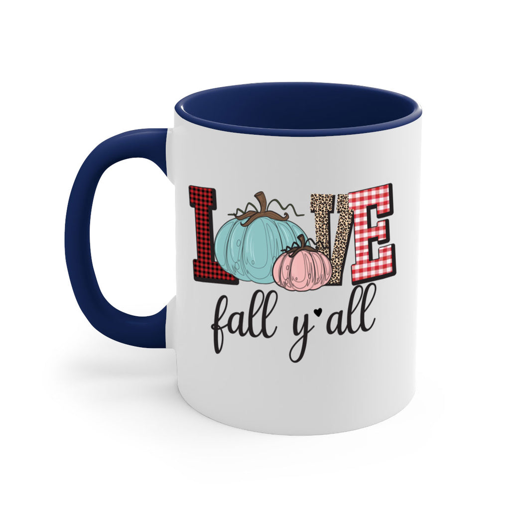 Love Fall Yall 409#- fall-Mug / Coffee Cup