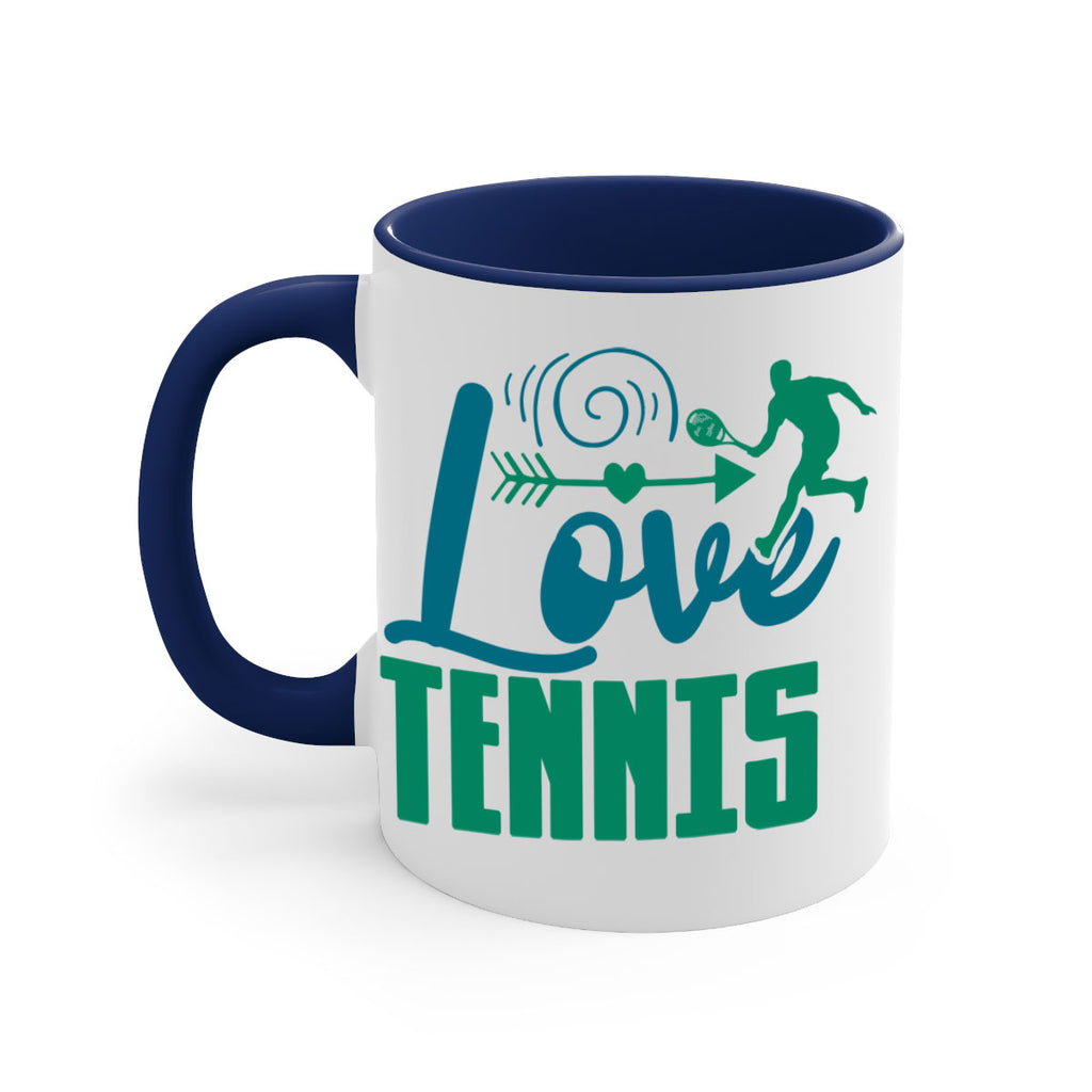 Love Tennis 729#- tennis-Mug / Coffee Cup