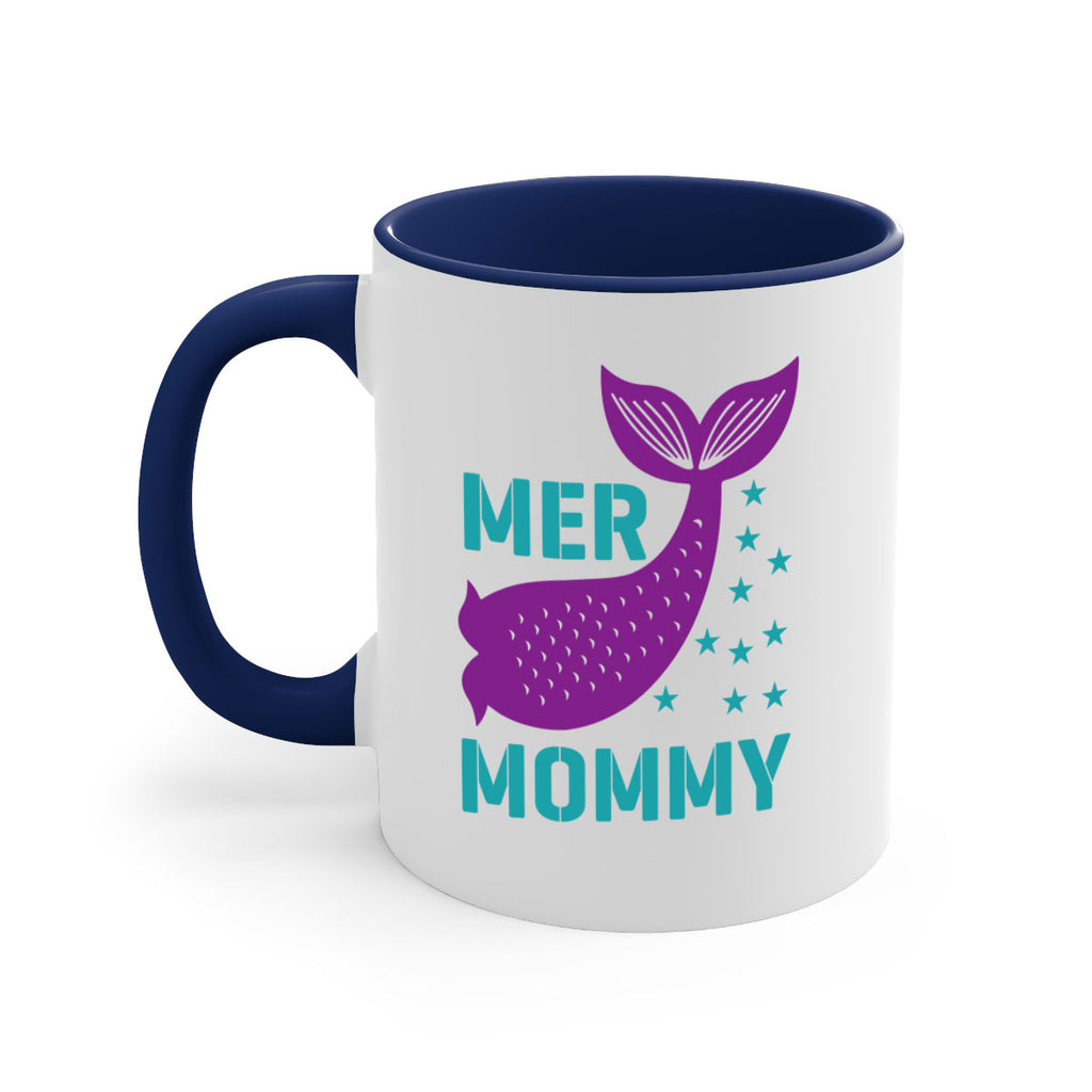 Mer Mommy 342#- mermaid-Mug / Coffee Cup