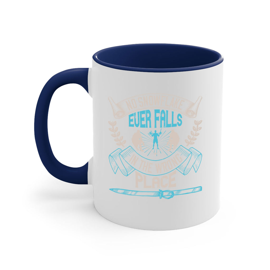 No snowflake ever falls in the wrong place 623#- ski-Mug / Coffee Cup