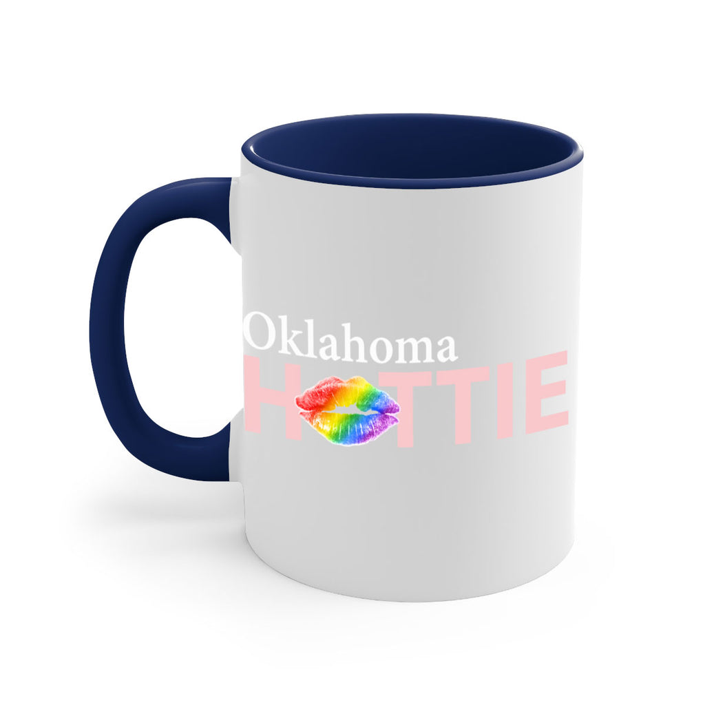 Oklahoma Hottie with rainbow lips 87#- Hottie Collection-Mug / Coffee Cup