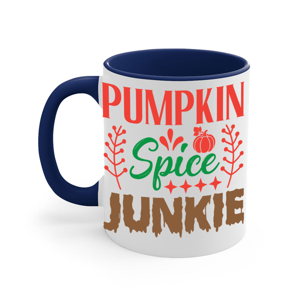 Pumpkin Spice Junkie 547#- fall-Mug / Coffee Cup