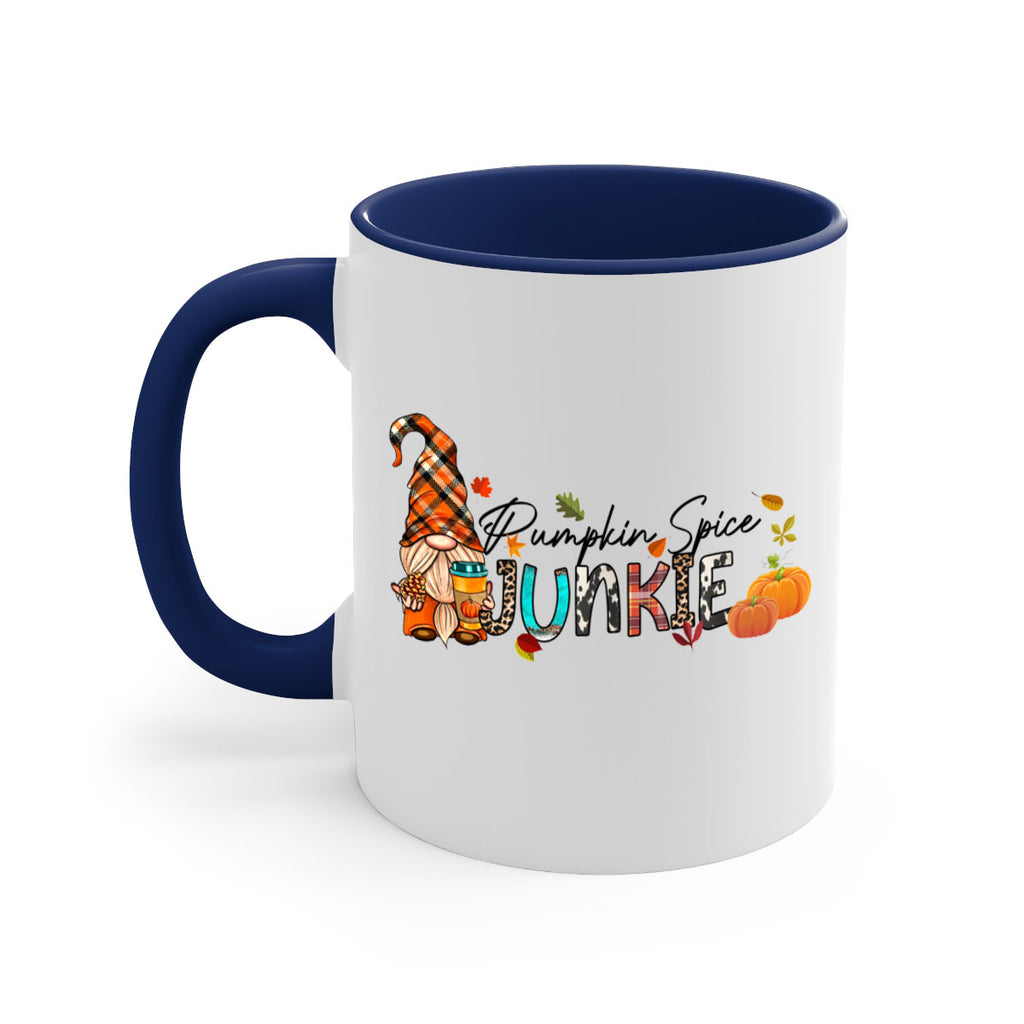 PumpkinSpiceJunkieFallGnome 567#- fall-Mug / Coffee Cup