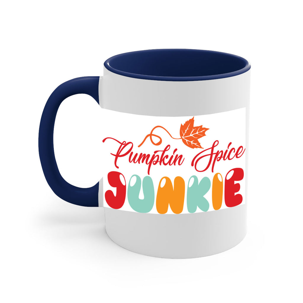 PumpkinSpiceJunkiedesign 569#- fall-Mug / Coffee Cup