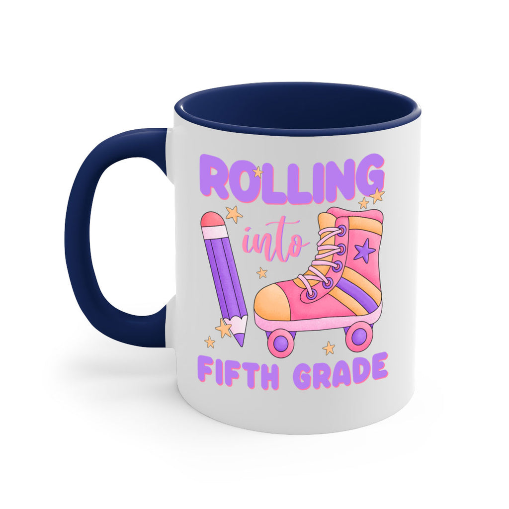 Rolling into 5th Grade 26#- 5th grade-Mug / Coffee Cup