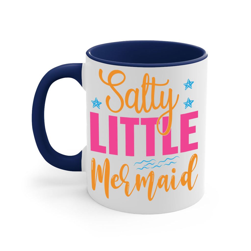 Salty Little Mermaid Design 574#- mermaid-Mug / Coffee Cup