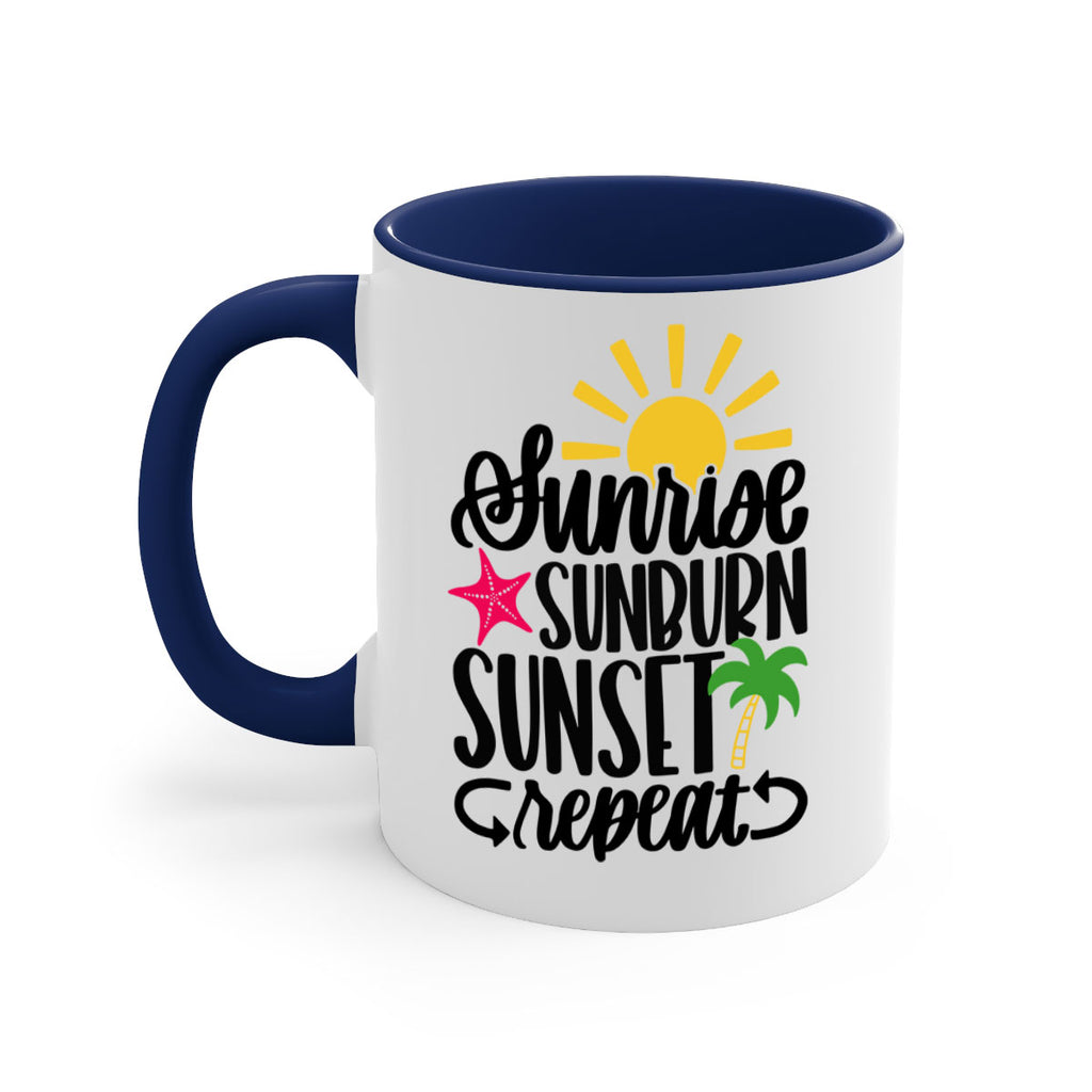 Sunrise Sunburn Sunset Repeat Style 16#- Summer-Mug / Coffee Cup