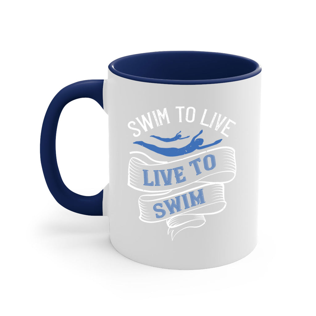 Swim to LiveLive to Swim 384#- swimming-Mug / Coffee Cup