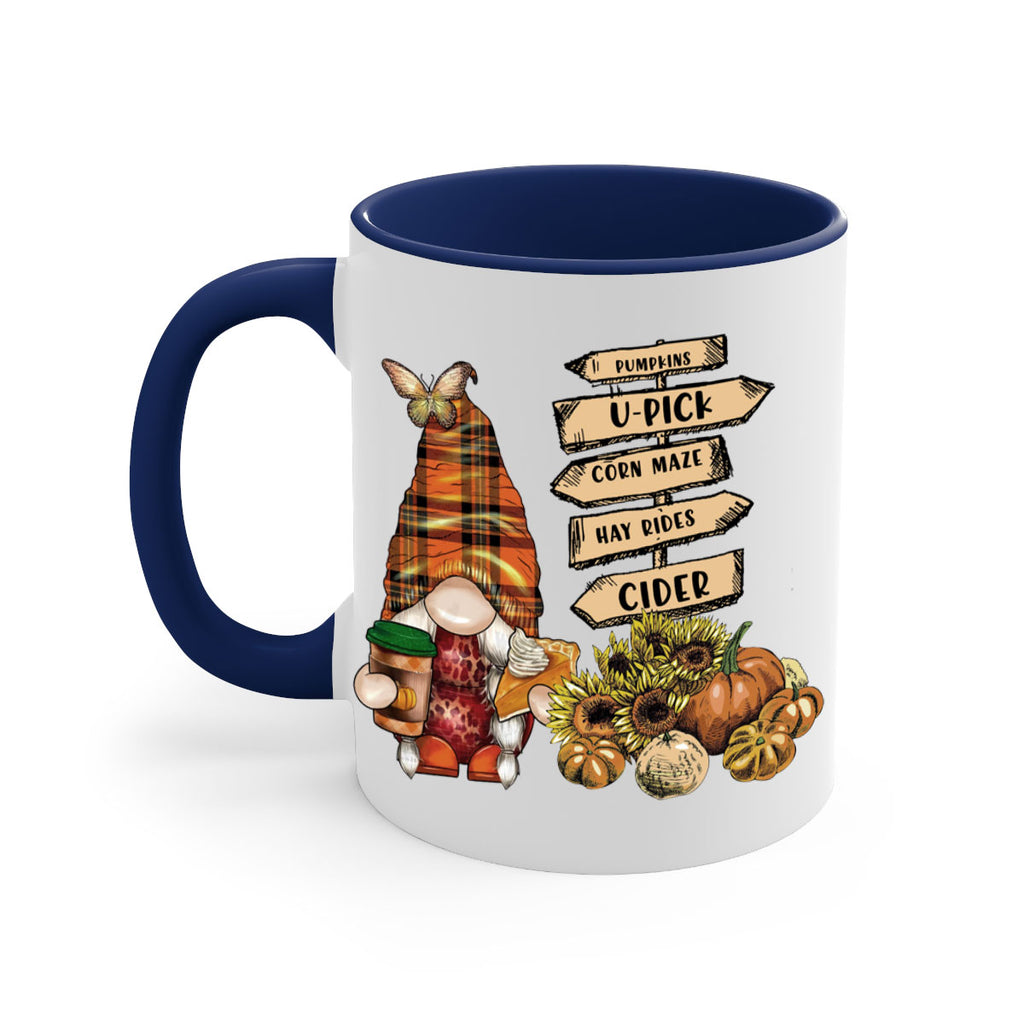 VintageFallGnome 625#- fall-Mug / Coffee Cup