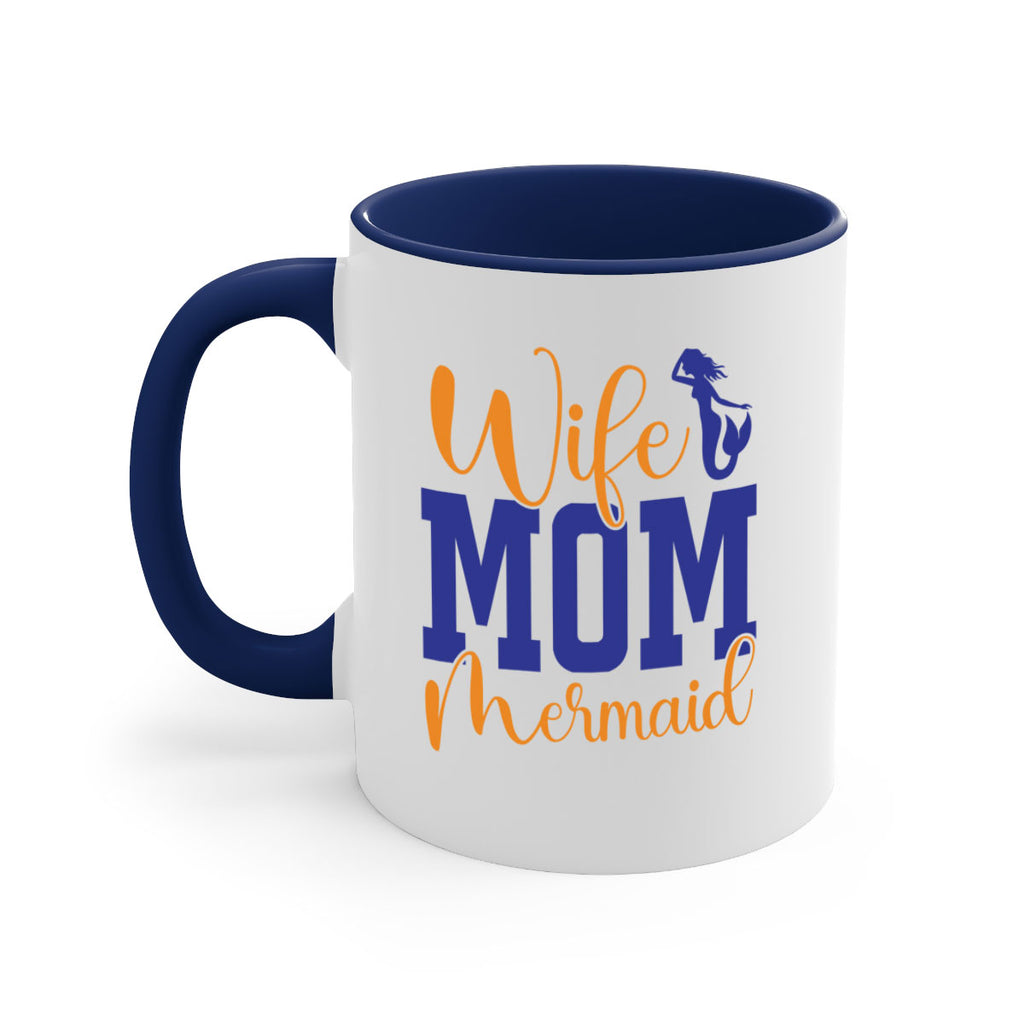Wife Mom Mermaid 668#- mermaid-Mug / Coffee Cup