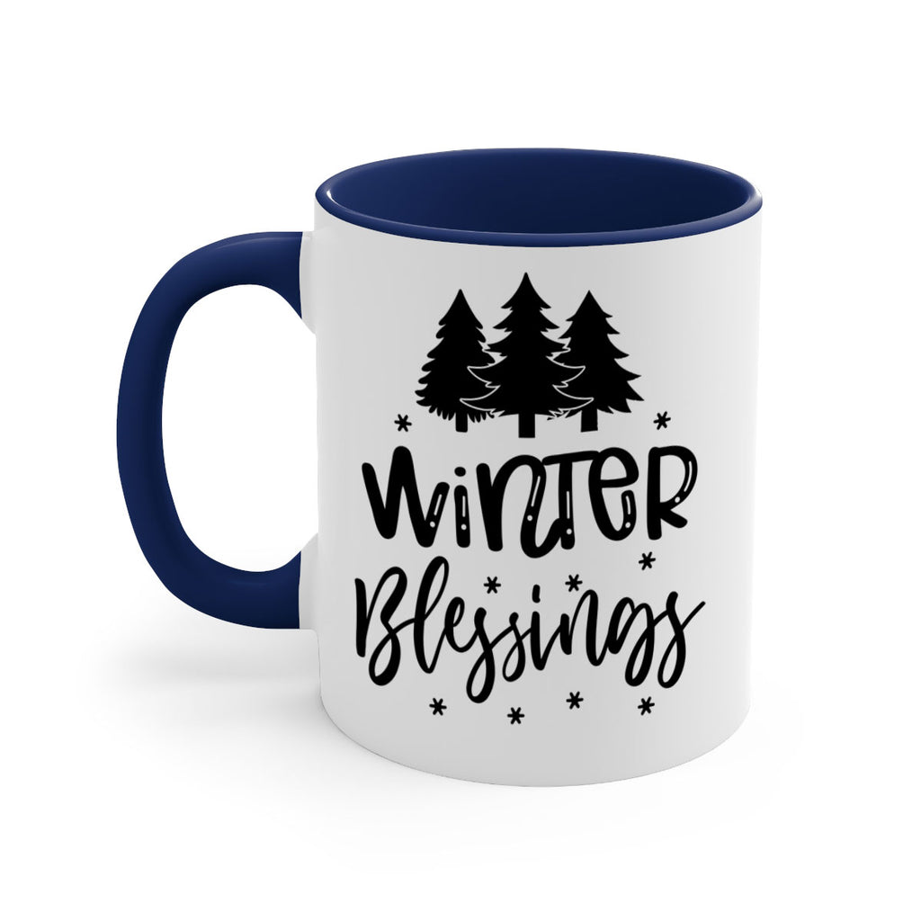 Winter Blessings 489#- winter-Mug / Coffee Cup