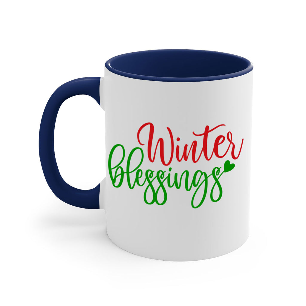 Winter Blessings 492#- winter-Mug / Coffee Cup