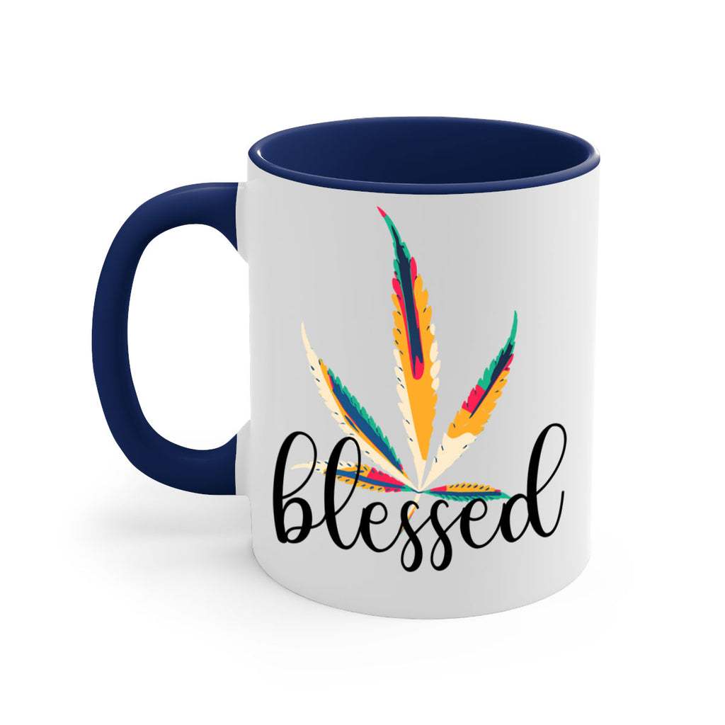 blessed colorful 19#- marijuana-Mug / Coffee Cup