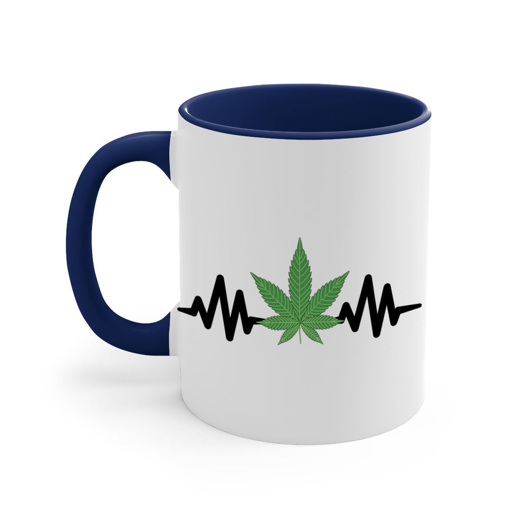 cannabis heartbeat 46#- marijuana-Mug / Coffee Cup