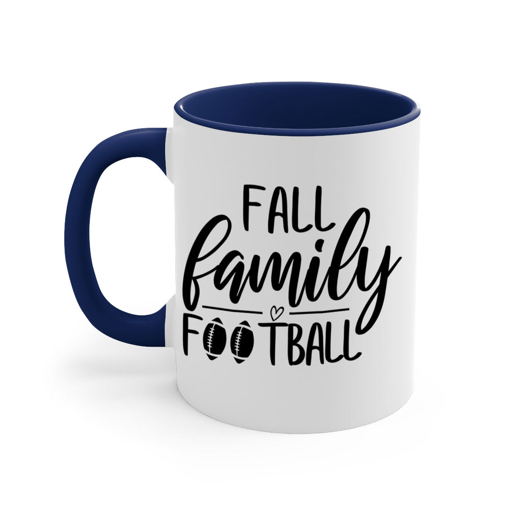 fall family football 100#- fall-Mug / Coffee Cup