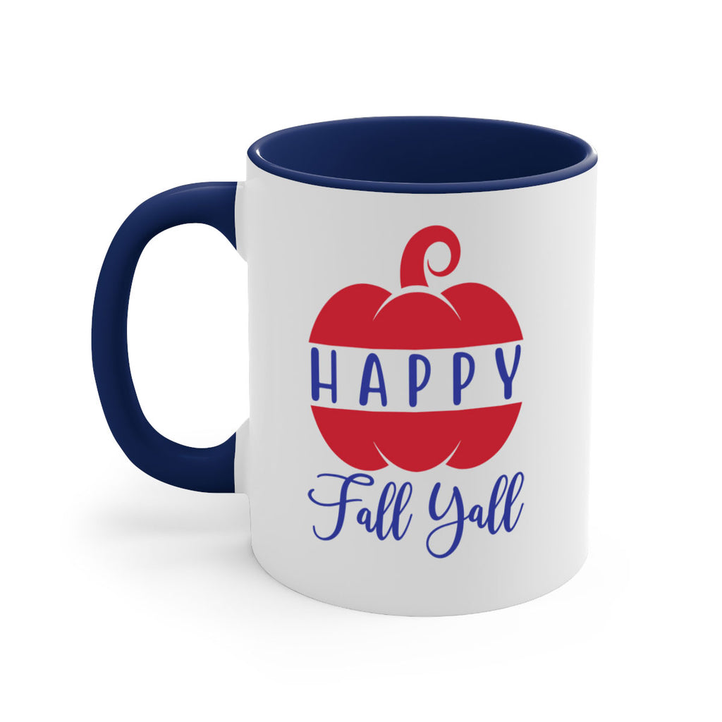 happy fall yall 232#- fall-Mug / Coffee Cup