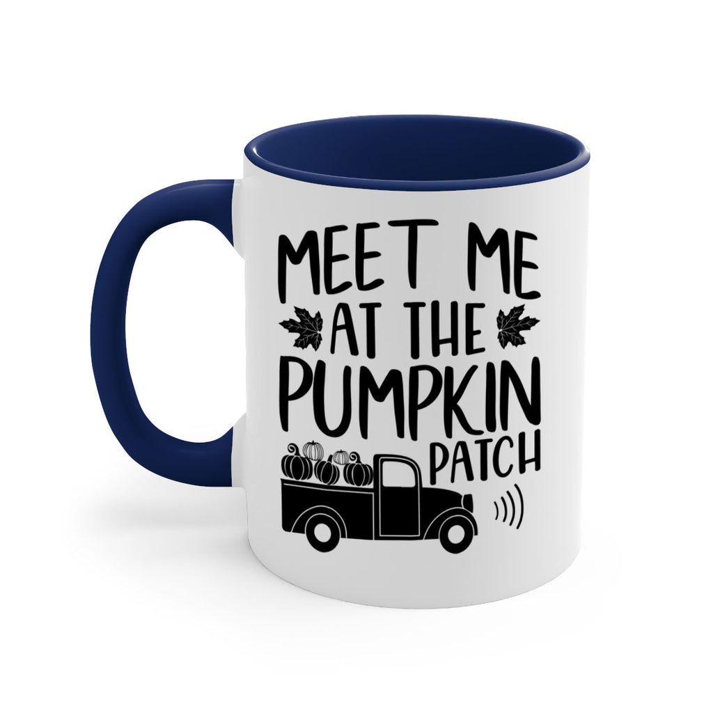 meet me at the pumpkin patch 423#- fall-Mug / Coffee Cup