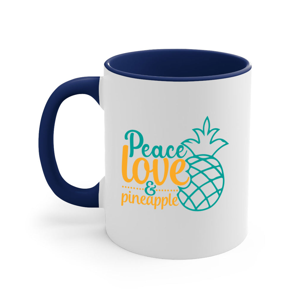 peace love pineapple Style 82#- Summer-Mug / Coffee Cup