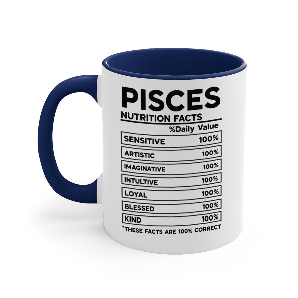 pisces Nutrition Facts 367#- zodiac-Mug / Coffee Cup